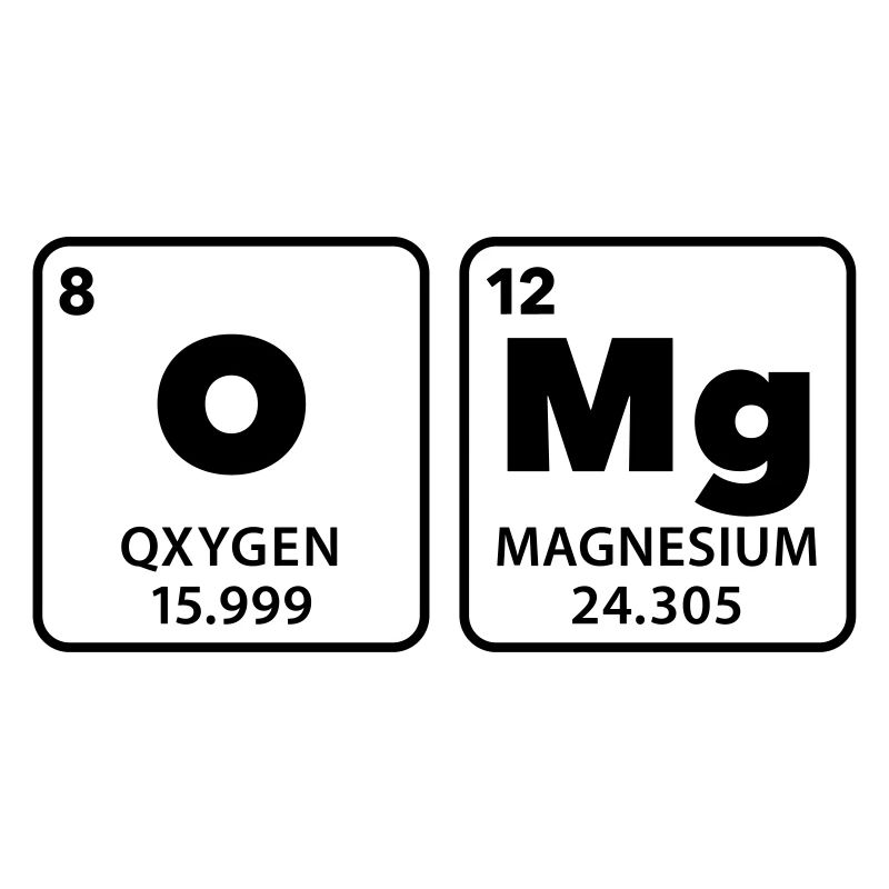 OMG Oh my god periodic table elements magnesium