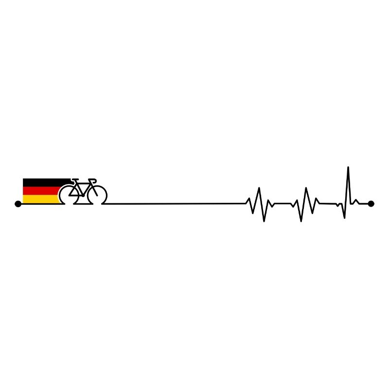 Drapeau allemand bicyclette