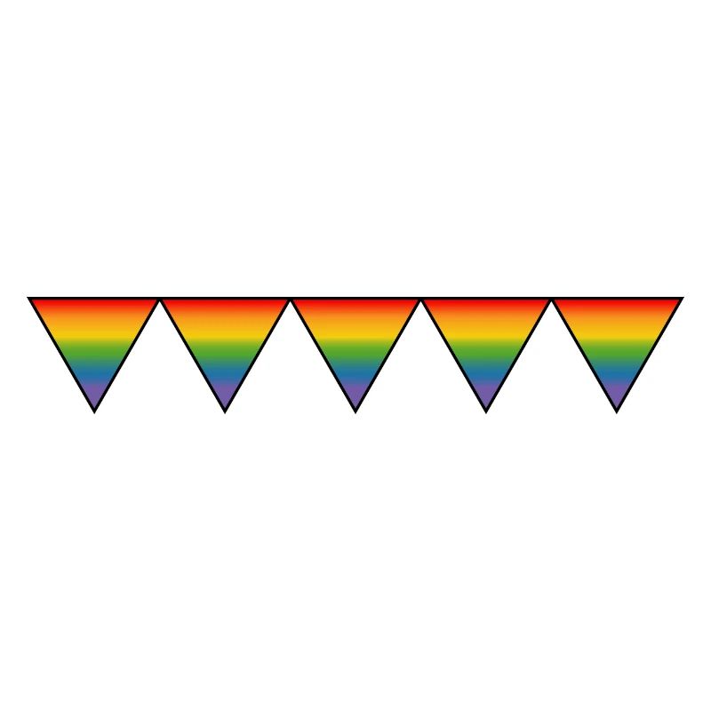 Regenbogen LGBTQIA triangles