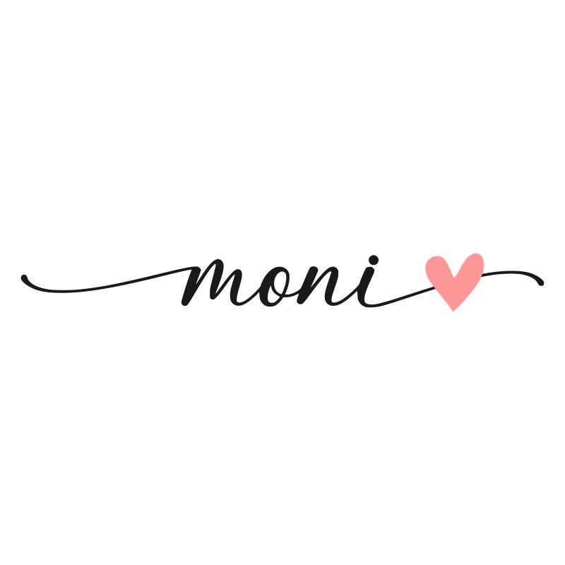 Moni Name Calligraphy Font