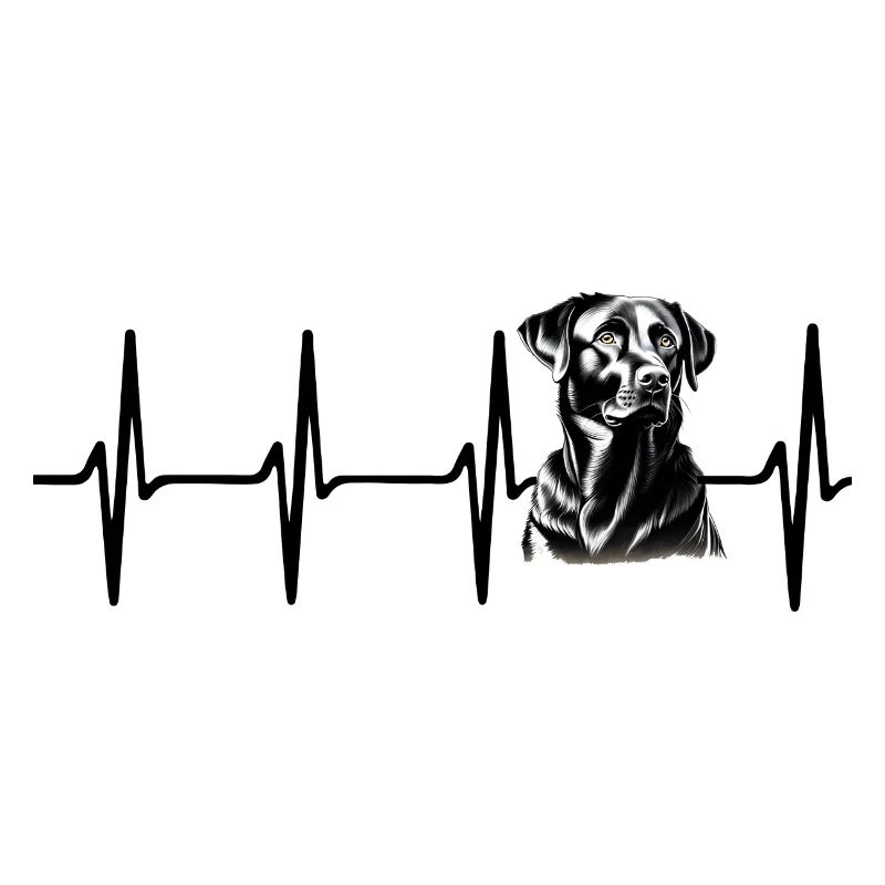 Herzschlag Labrador Hund