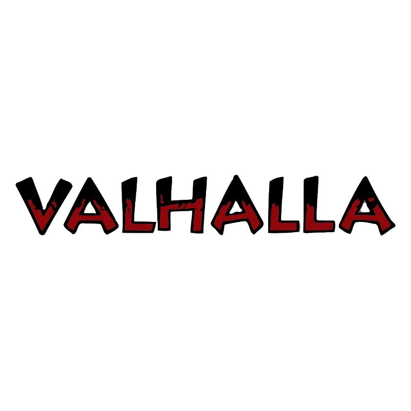 Valhalla Rune Red and Black