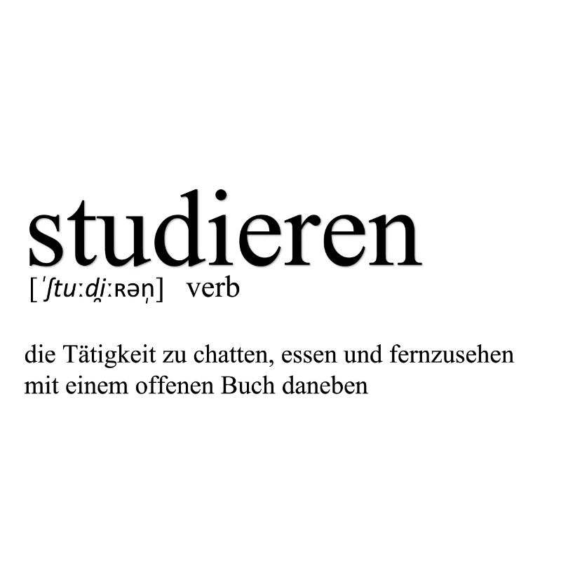 Studieren Definition