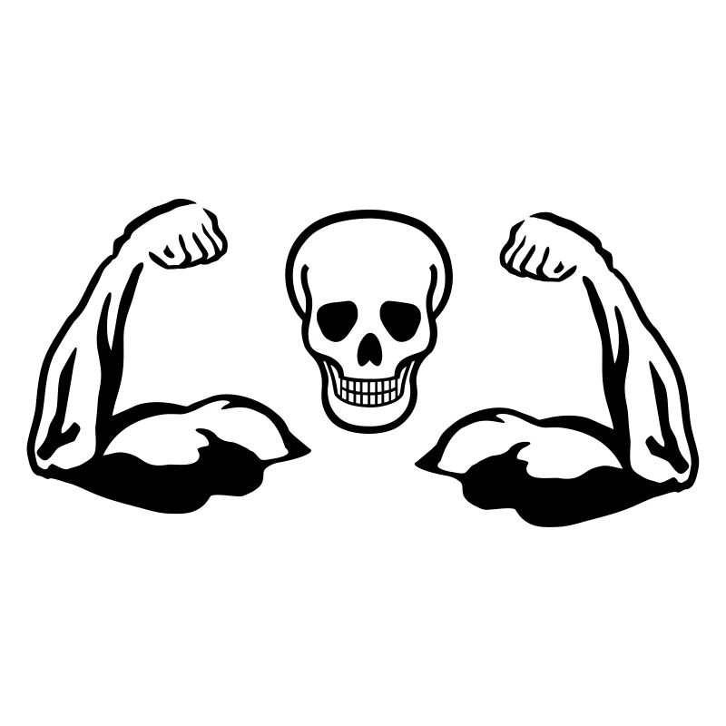 Skull and Muscles, Biceps