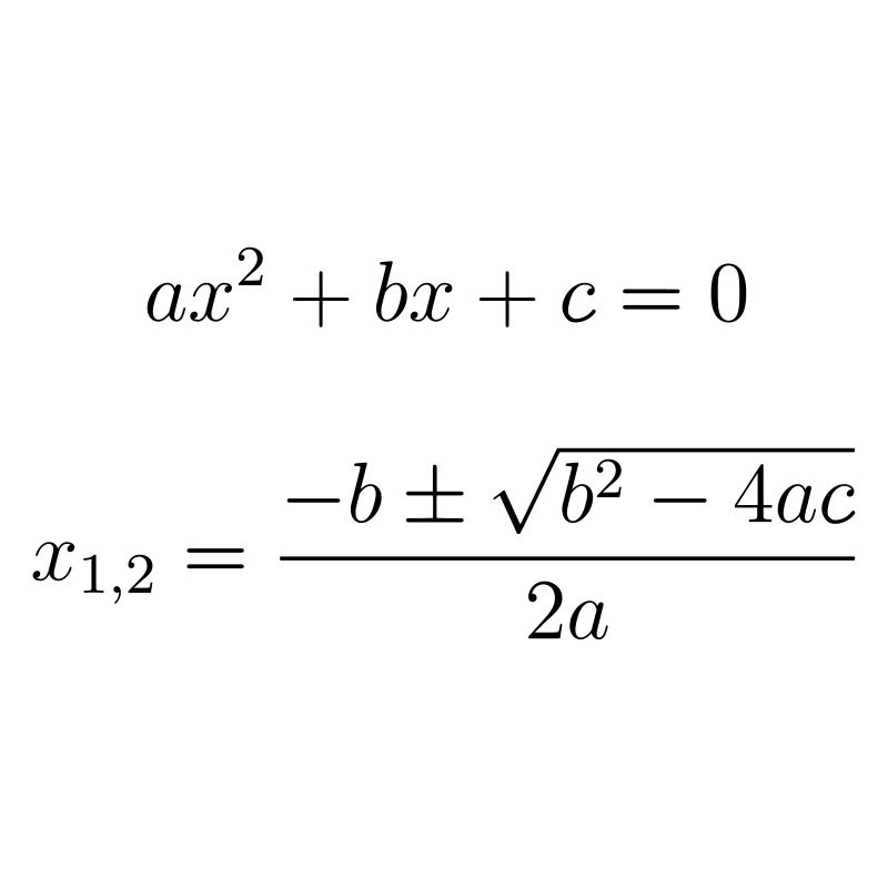 quadratic equation