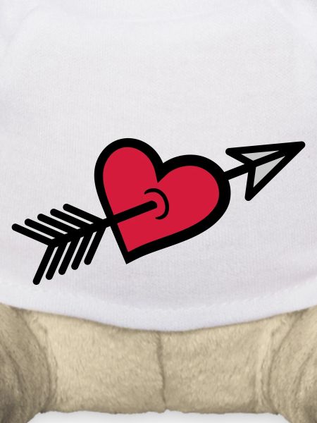 Arrow shot through heart