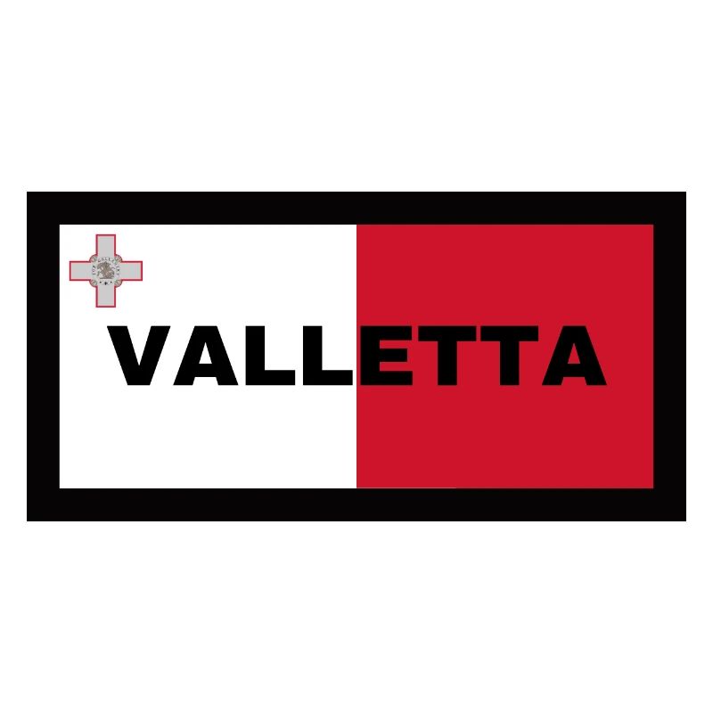 La Valette à Malte Drapeau