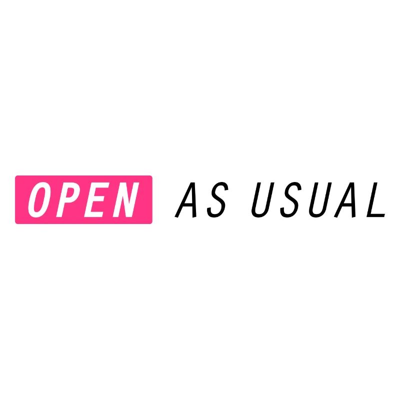 Open as usual !