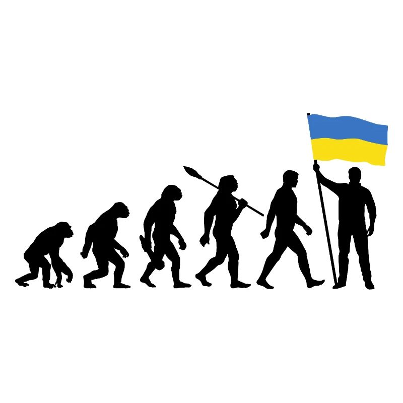 Ukraine - Evolution - Flagge - Nation