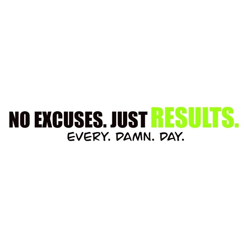 NO EXCUSES - Performance mindset Shirt