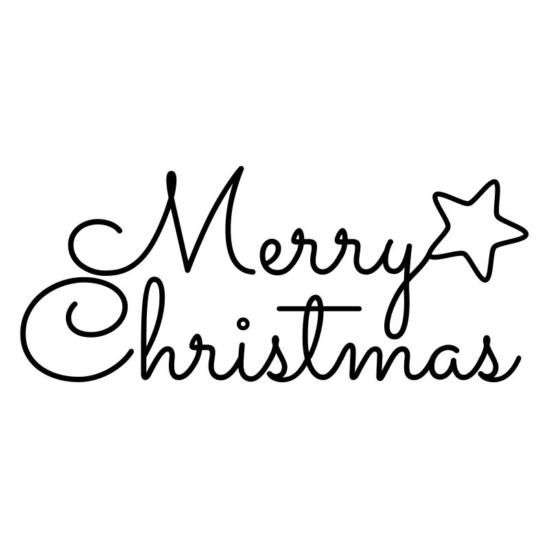 Joyeux Noël cursive Joyeux Noël