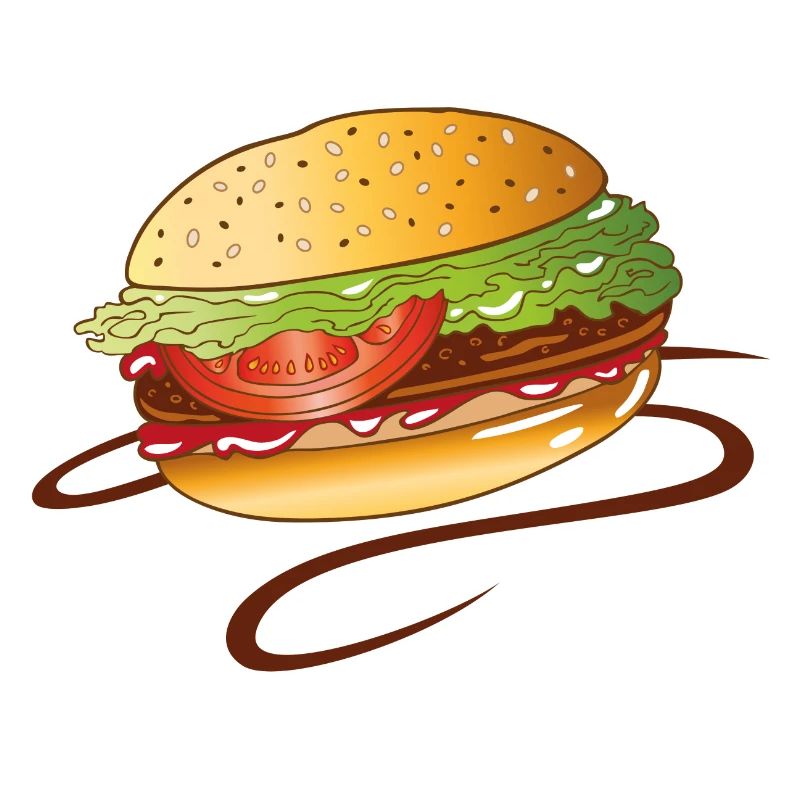 Burger Fast Food Junk Snack BBQ BBQ