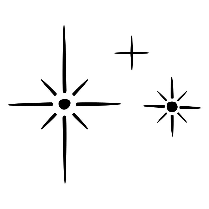 Glitzersternchen Glitzer Sterne Dekor