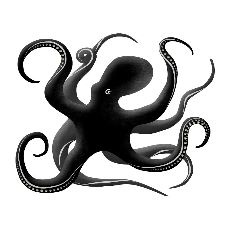 Oktopus Silhouette