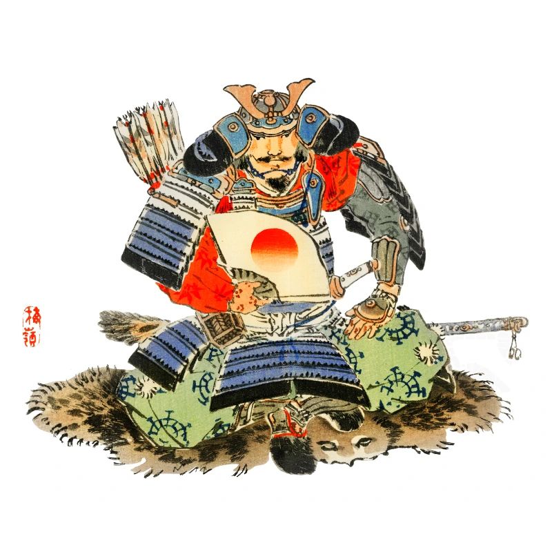 Samurai by Kōno Bairei