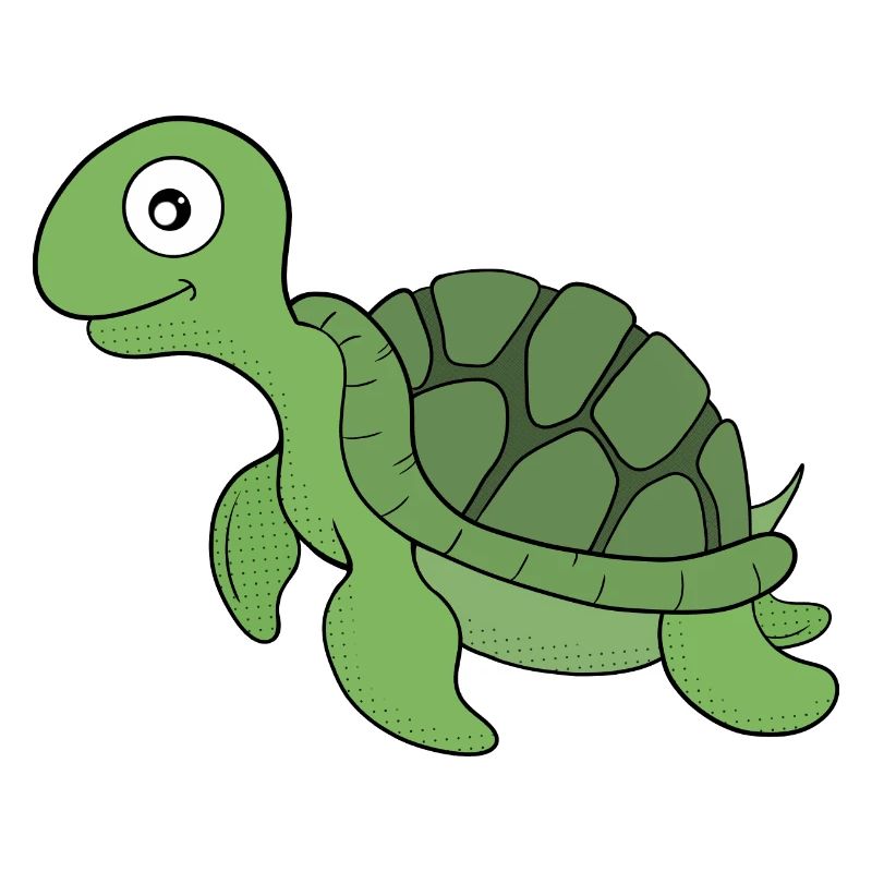 Une tortue amicale