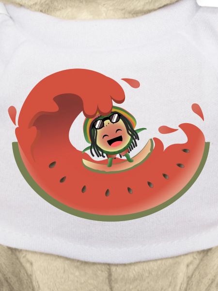 Surfing watermelon