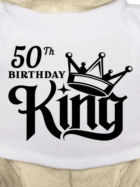 50th birthday king