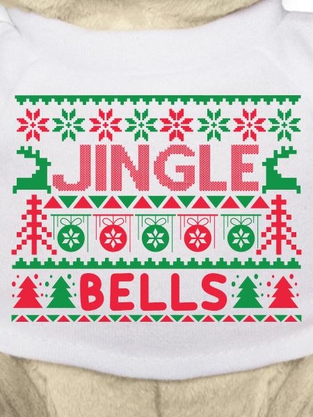 Hässlicher Pullover – Jingle Bells Strickmuster