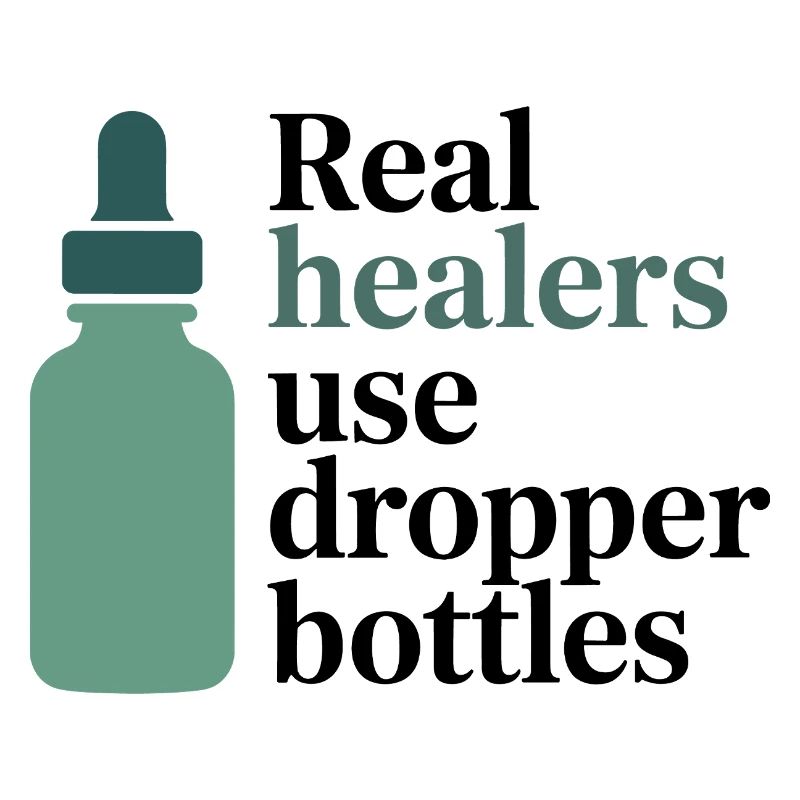 Homéopathie Real Healers Flacons compte-gouttes Profession