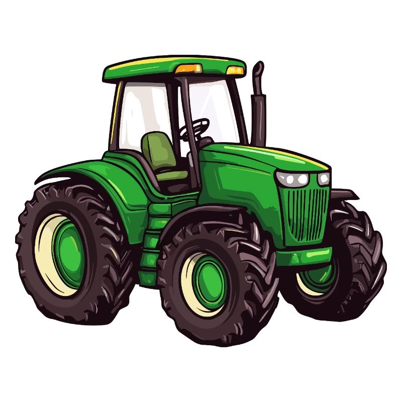 Grüner Traktor