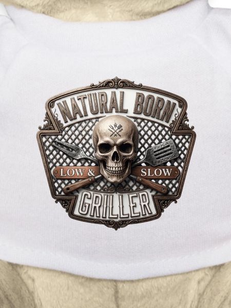 Insigne de crâne de Griller né