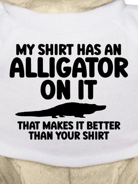 Lustiges Alligator Statement
