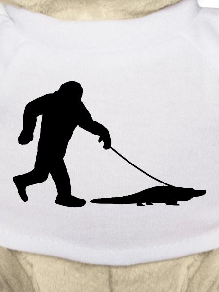 Bigfoot mit Alligator