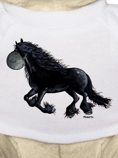 Frison noir - Frison Cheval