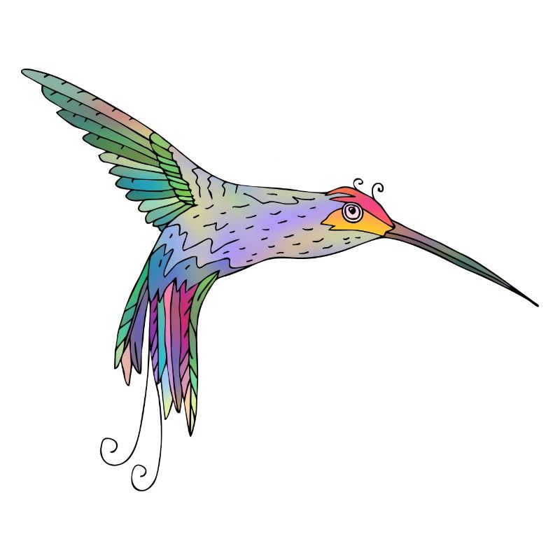 Bunter Vogel