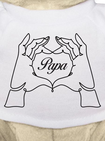 Papa Hand Heart