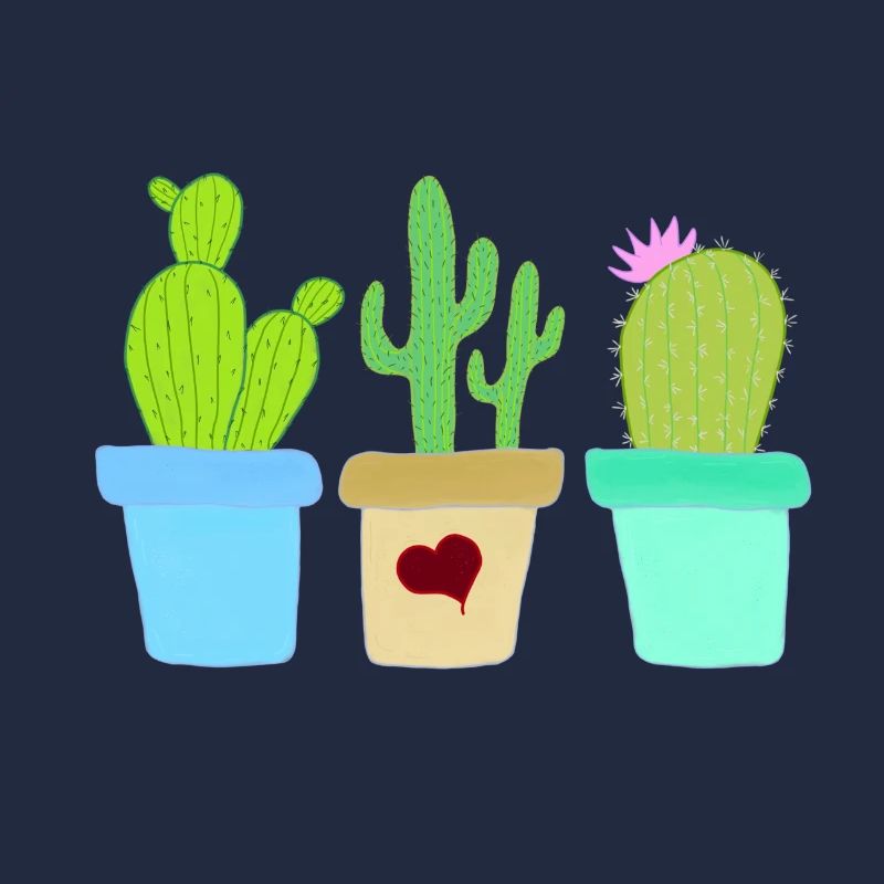 Three Cacti