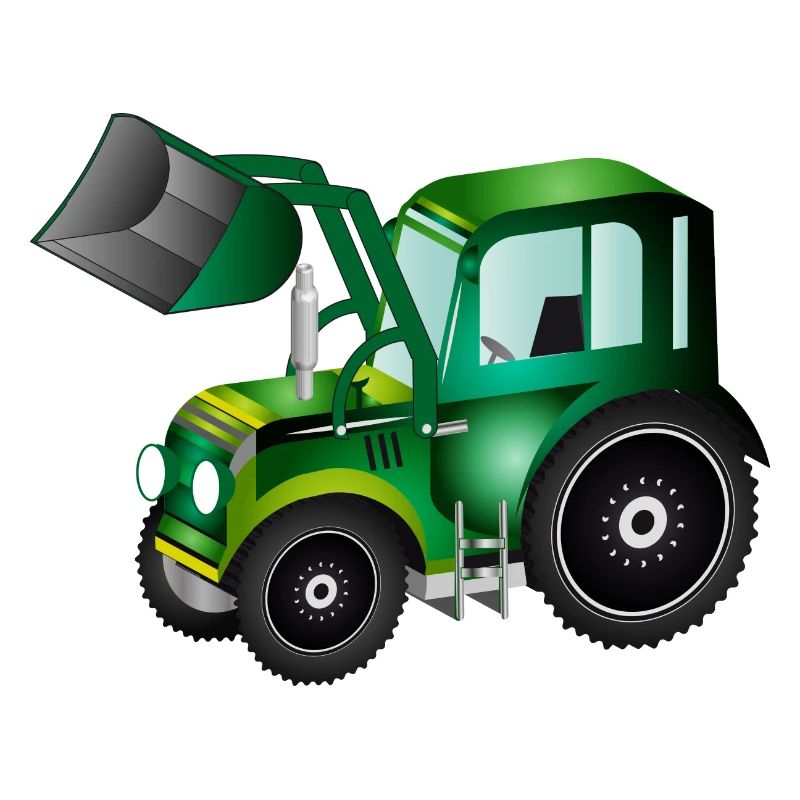 Tractor front loader for tractors and farm fans