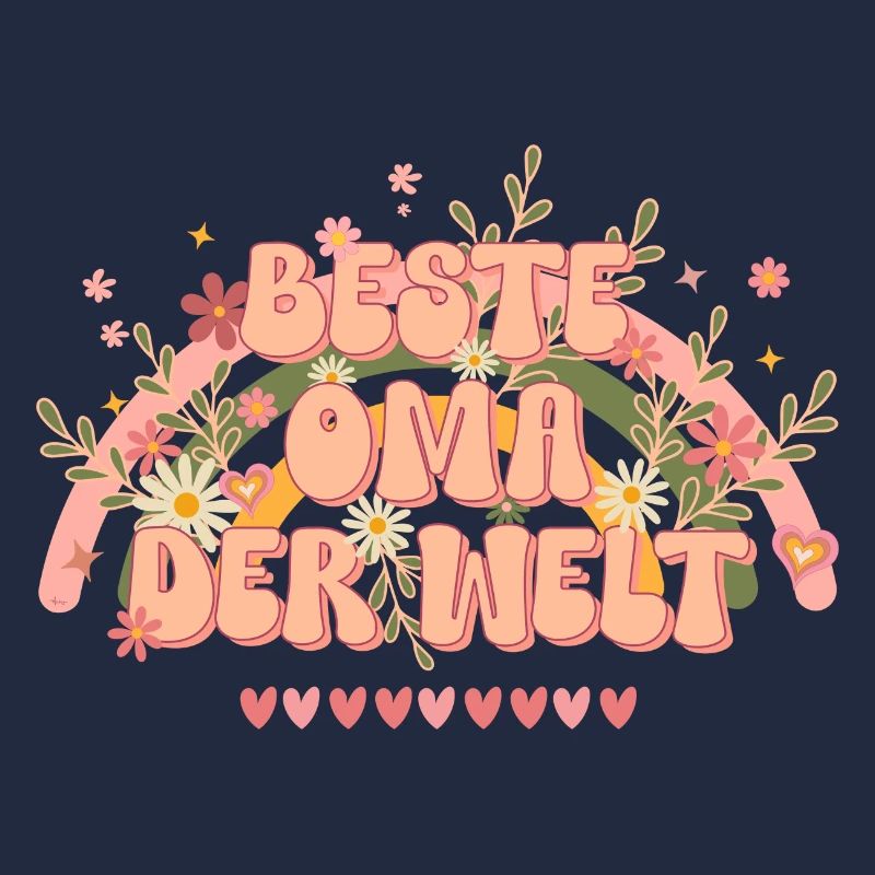 Großmuttertags-Geschenk beste Oma der Welt groovy