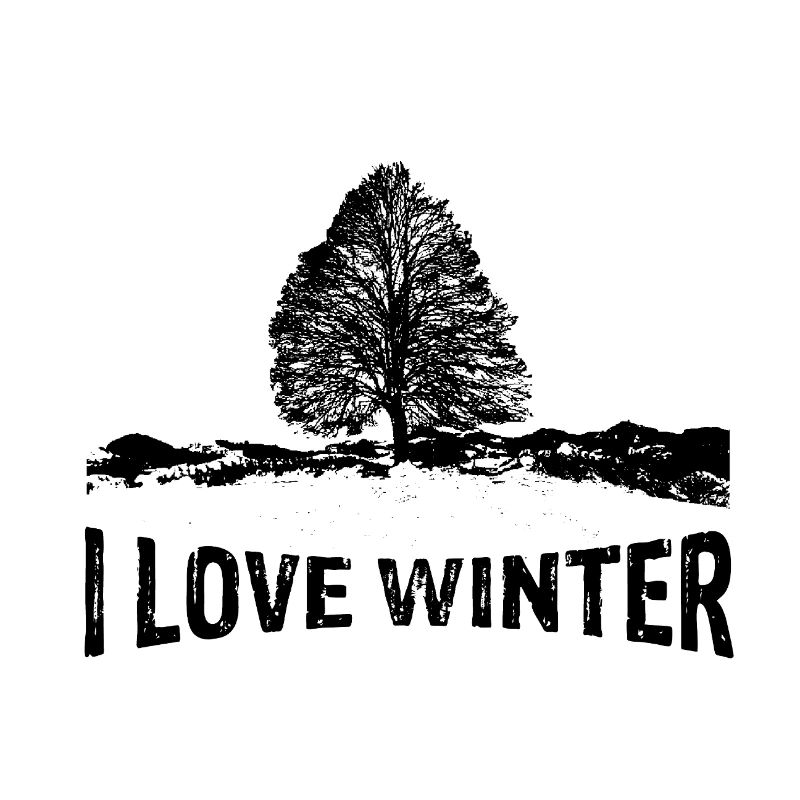 I love winter with a barren bath