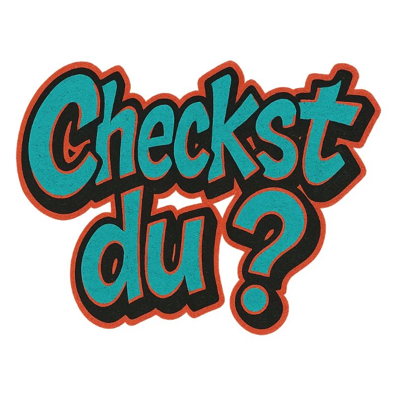 Humorous check? Design