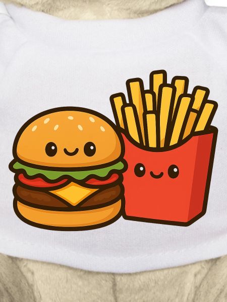 Kawaii Burger & Fries Duo