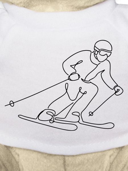 Ski Fahrer Illustration