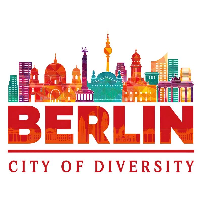 Berlin Skyline – Ville du design de la diversité