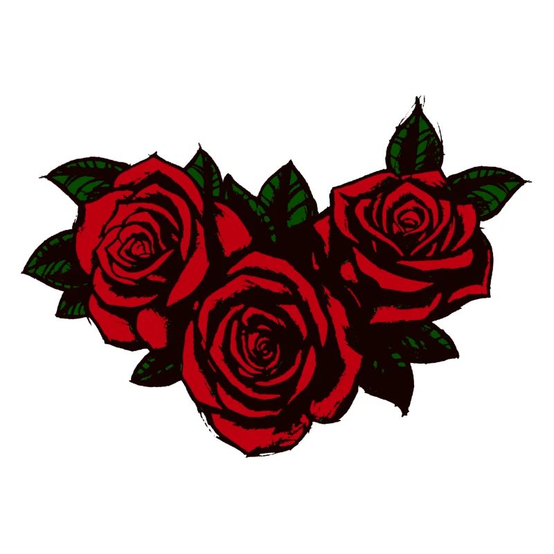 Three roses