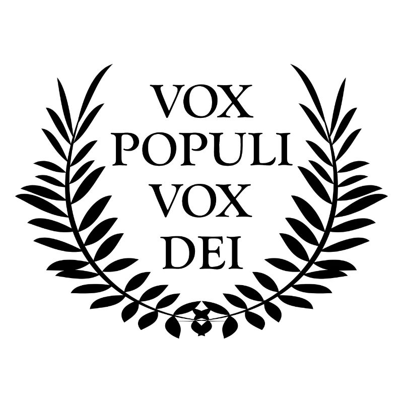 Latin phrase Vox populi vox dei