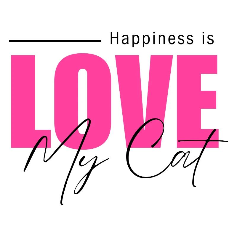 Le bonheur, c’est l’amour mon chat