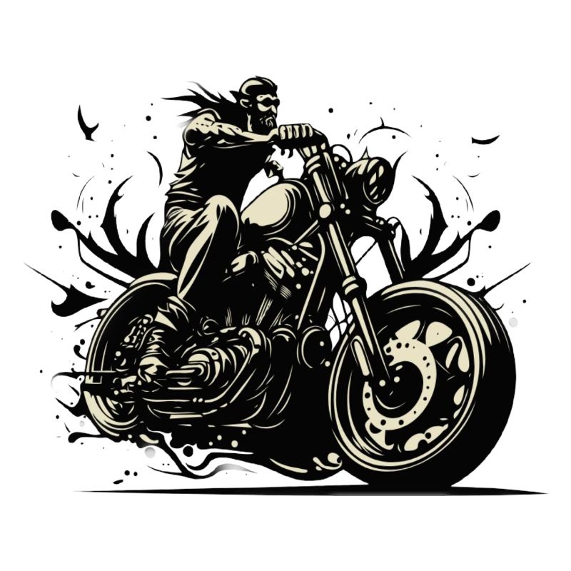 Motorcycle, V2, Retro Motorcycle