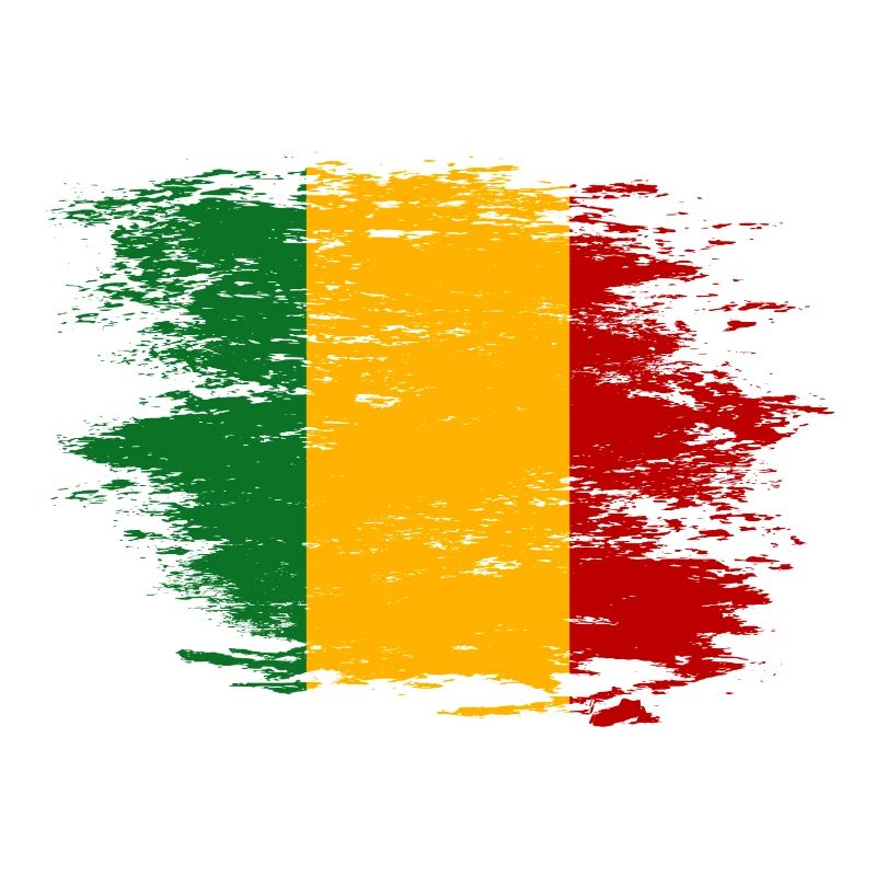 Mali Flagge used