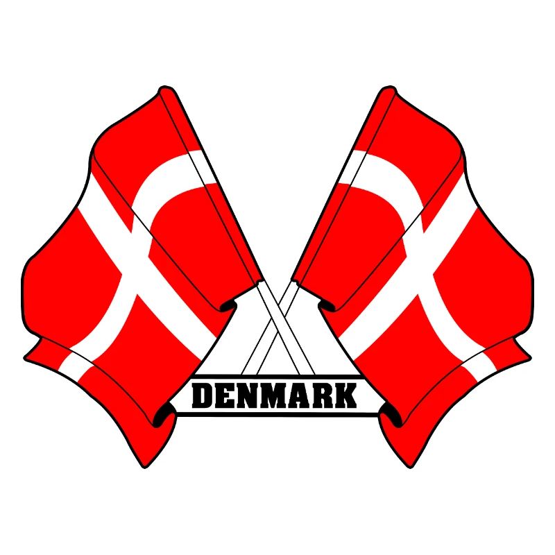 DANEMARK – Drapeaux croisés