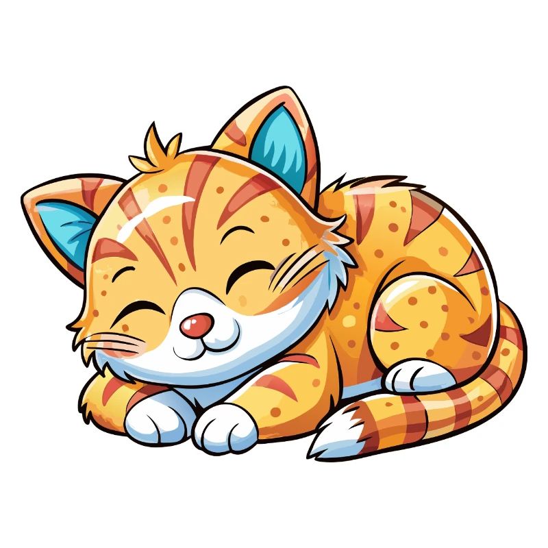 Schlafende Katze