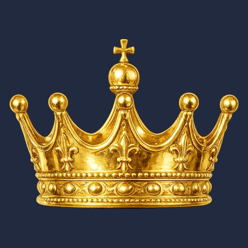 Goldene Krone Ornament
