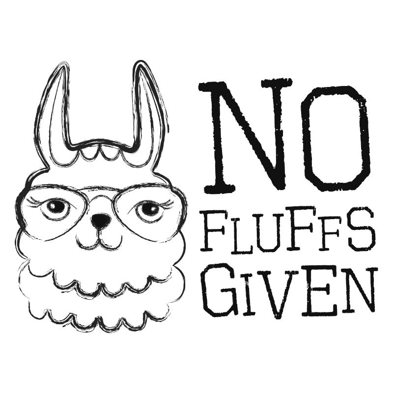  Lama mit Brille No Fluffs Given