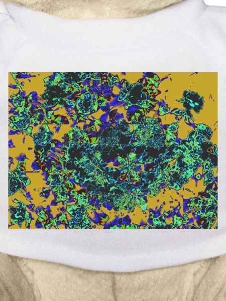 Neonblüten Psychedelisches Floraldesign