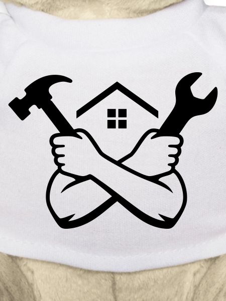 Handyman House Tool Emblem
